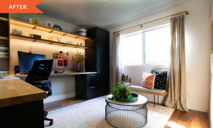 $4000 Guest Bedroom Turned Home Office Project - Before and After Photos | Apartment Therapy